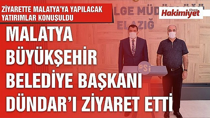 GÜRKAN, BÖLGE MÜDÜRÜ DÜNDAR'I ZİYARET ETTİ