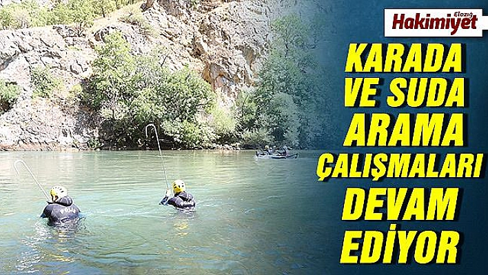 Munzur Vadisi'nde kaybolan 2 kardeşin bulunması için İHA ve helikopterler de destek veriyor