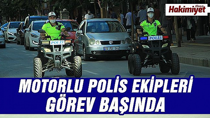 Polisler, ATV  motorlu  denetime başladı