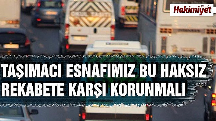 TESK Genel Başkanı Palandöken: 'Korsan taşımacılığa asla geçit verilmemeli'