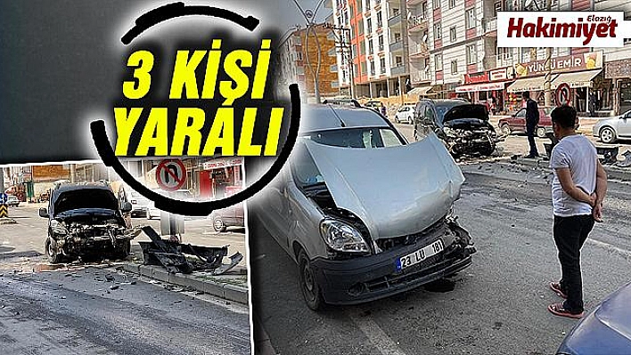 Trafik kazasında 3 kişi yaralandı