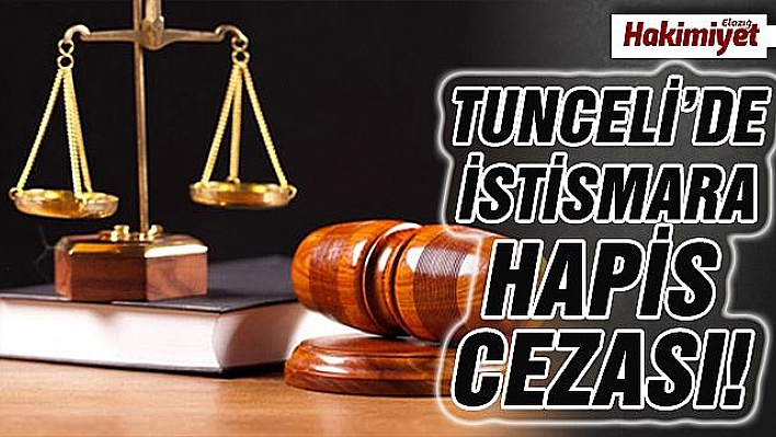 Tunceli'de cinsel istismara 3 yıl 11 ay ceza