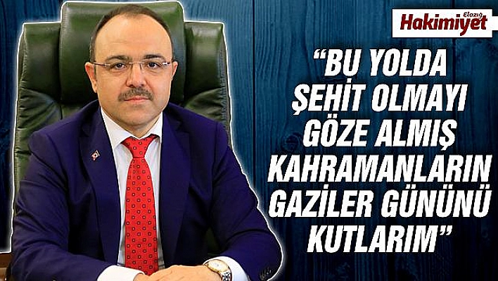 VALİ YIRIK GAZİLER GÜNÜNÜ KUTLADI