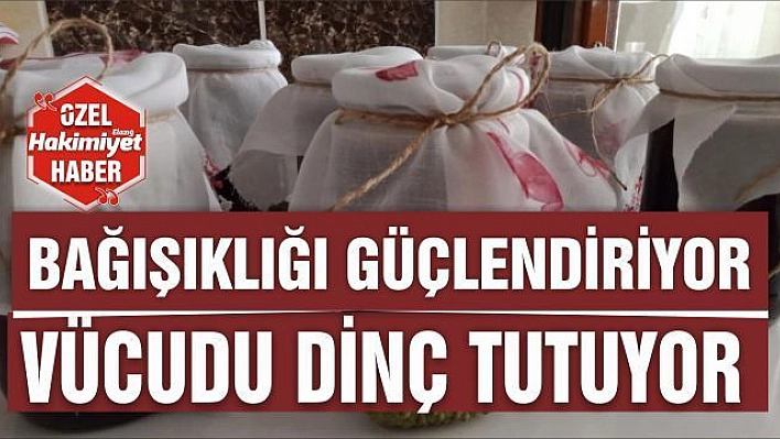 BAĞIŞIKLIĞI GÜÇLENDİRİYOR, AYNI ZAMANDA VÜCUDU DİNÇ TUTUYOR 