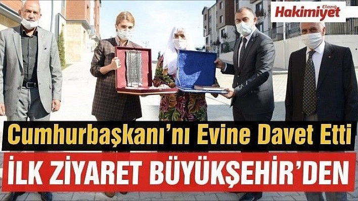 Beyaz Teyze'ye ilk ziyaret Malatya Büyükşehir'den