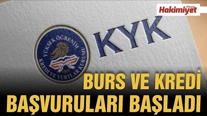 Burs ve öğrenim kredisi başvuruları başladı