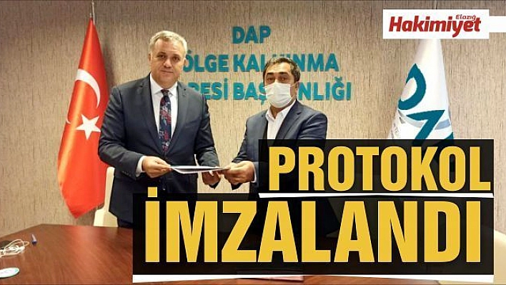 DAP Bölge Kalkınma İdaresi ile Baskil Belediyesi arasında protokol imzalandı