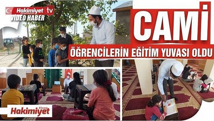 Elazığ'da cami depremzede öğrencilerin eğitim yuvası oldu