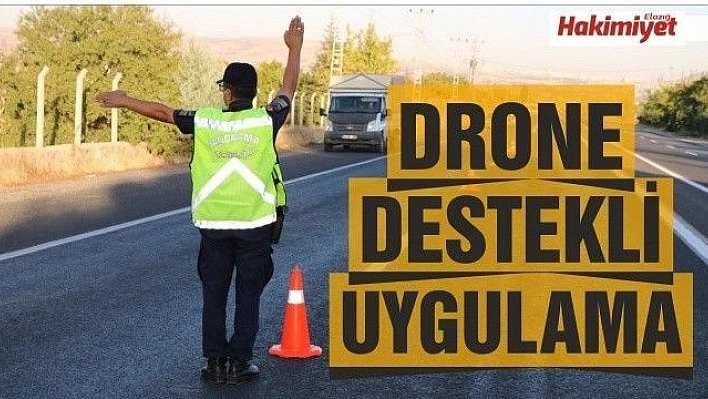 Elazığ'da jandarma, drone destekli uygulamayla vatandaşları uyardı