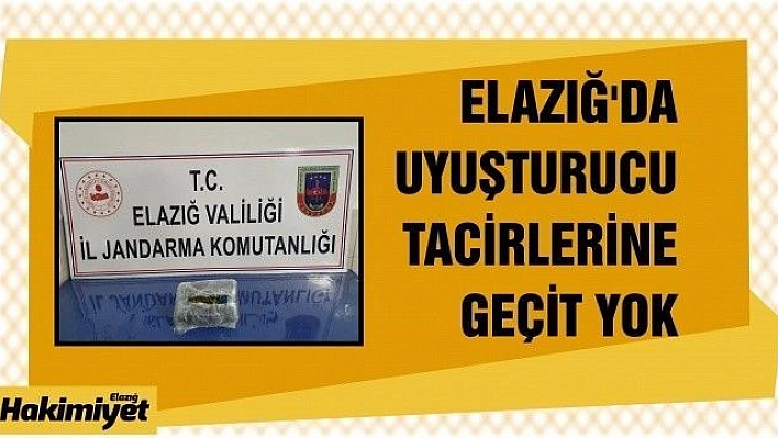 ELAZIĞ'DA UYUŞTURUCU TACİRLERİNE GEÇİT YOK 