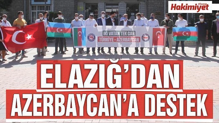 Elazığ'dan Azerbaycan'a destek