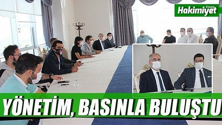 Elazığ İl Özel İdare yönetimi basınla buluştu