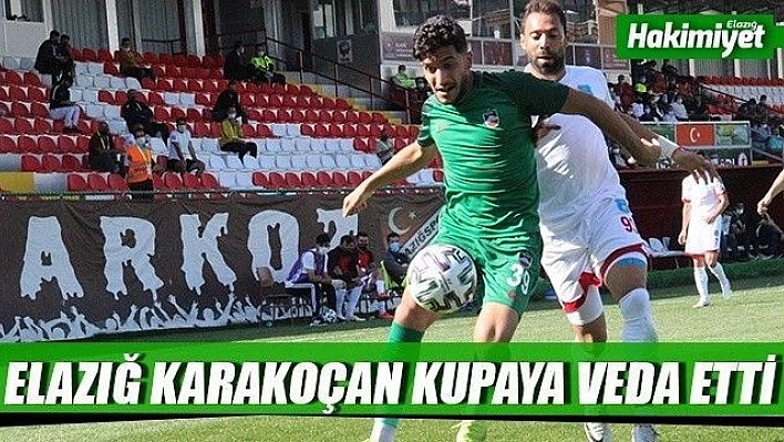 Elazığ Karakoçan'dan kupaya veda!