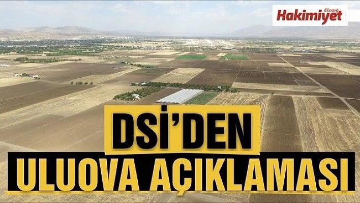 ELAZIĞ ULUOVADA ARAZİ TOPLULAŞTIRMA ÇALIŞMALARINDA YÜZDE 41 ORANINDA ARAZİ BİRLEŞTİRİLMESİ SAĞLANDI