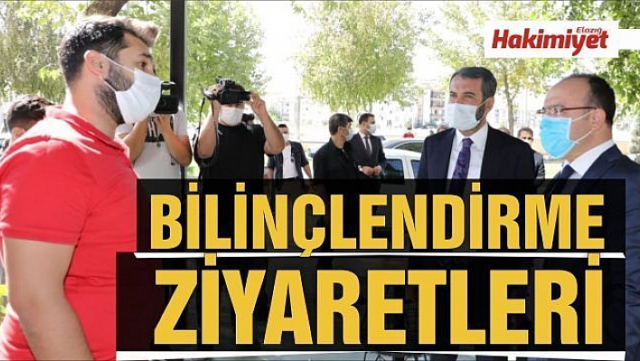 ELAZIĞ VALİLİĞİ PANDEMİ REHBERLİK VE BİLİNÇLENDİRME ZİYARETİNİN 8.'Sİ GERÇEKLEŞTİRİLDİ