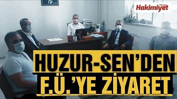 HUZUR-SEN'DEN FIRAT ÜNİVERSİTESİ'NE ÖNEMLİ ZİYARET