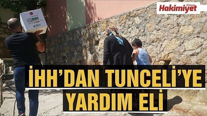 İHH İnsani Yardım Derneği Tunceli'de Yardım Dağıttı