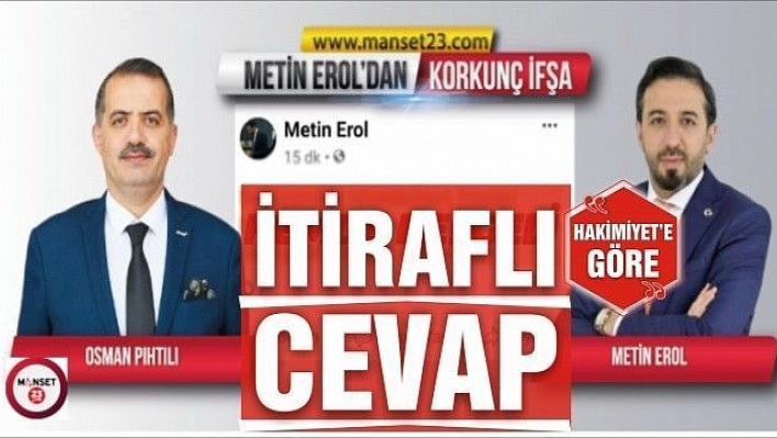 İTİRAFLI CEVAP