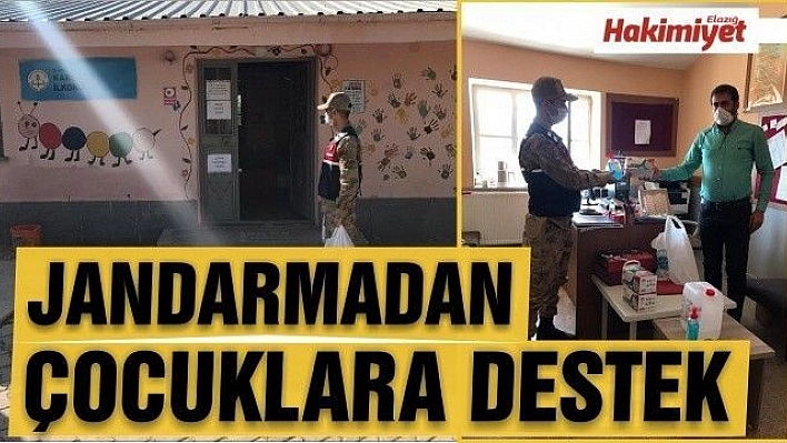 JANDARMADAN ÇOCUKLARA DESTEK  