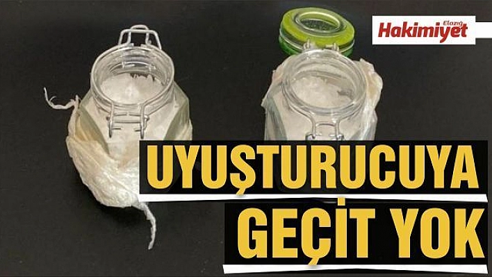 Kavanozda uyuşturucu ile yakalanan 3 şüpheli tutuklandı