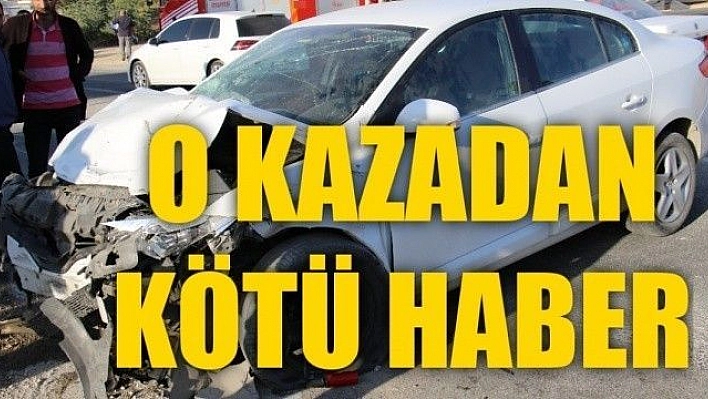 Pertek yolundaki kazada yaralanan 4 kişiden 2'si hayatını kaybetti