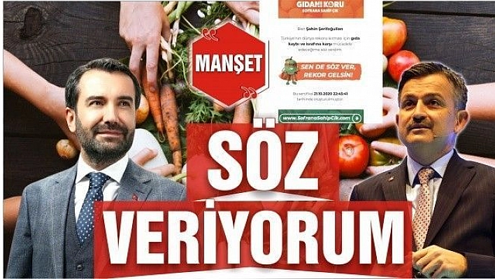 'SÖZ VERİYORUM'