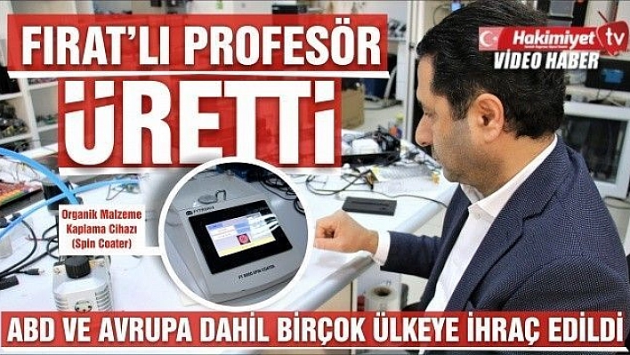 Türk profesör üretti, Avrupa ve ABD'ye ihraç edildi