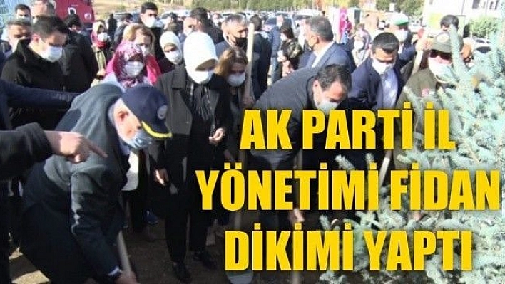 Ak Elazığ İl Yönetimi Fidan Dikimi Gerçekleştirdi