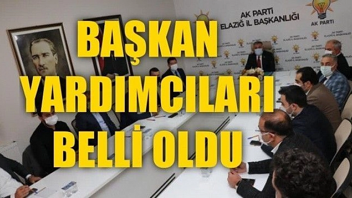 Ak Parti İl Başkan Yardımcıları Belli Oldu