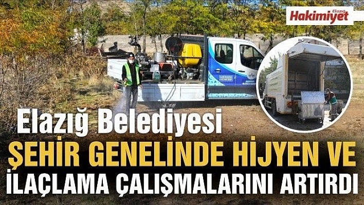 BELEDİYE ŞEHİR GENELİNDE HİJYEN VE İLAÇLAMA ÇALIŞMALARINI ARTIRDI