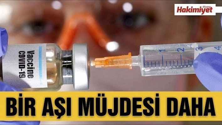 Bir aşı müjdesi daha