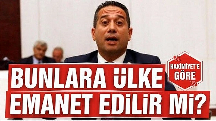 BUNLARA ÜLKE EMANET EDİLİR Mİ?