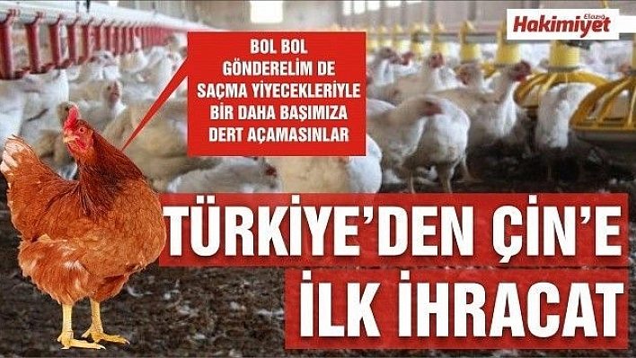  'Çin'e ilk kez kanatlı et ve ürünleri ihracatı başladı'