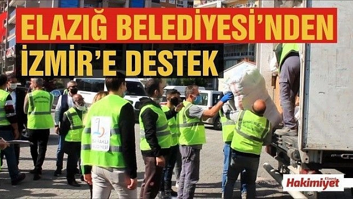 Elazığ Belediyesi'nden İzmir'e Destek