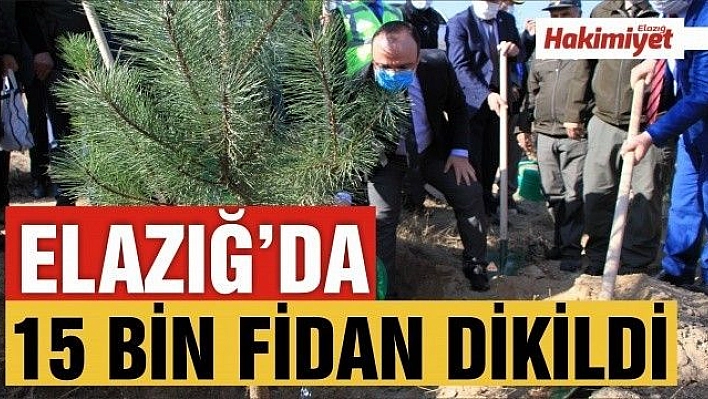Elazığ'da 15 bin fidan toprakla buluştu