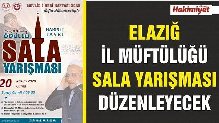 ELAZIĞ'DA İLK KEZ HARPUT TAVRI SALA YARIŞMASI!