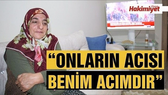 Elazığ depreminde kızını kaybeden anne: 'Onların acısı benim acımdır'