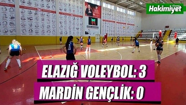 Elazığ Voleybol 2'de 2 yaptı