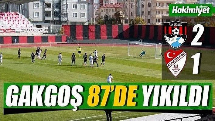 Gakgoş 87. dakikada yıkıldı!