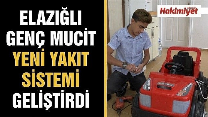 GENÇ MUCİT OTOMOBİLLER İÇİN YENİ YAKIT SİSTEMİ GELİŞTİRDİ