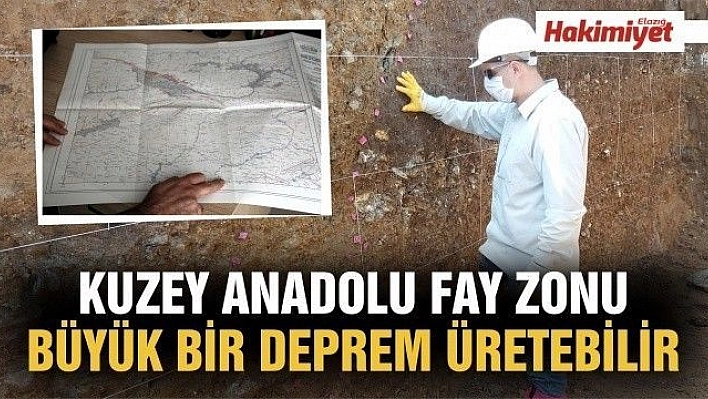 Kuzey Anadolu fay zonu büyük bir deprem üretebilir