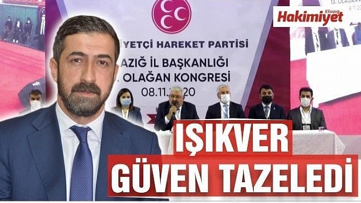 MHP 13'ÜNCÜ İL KONGRESİ YAPILDI, IŞIKVER GÜVEN TAZELEDİ 