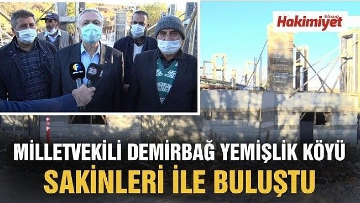 Milletvekili Demirbağ, Yemişlik Köyü Sakinleri İle Buluştu