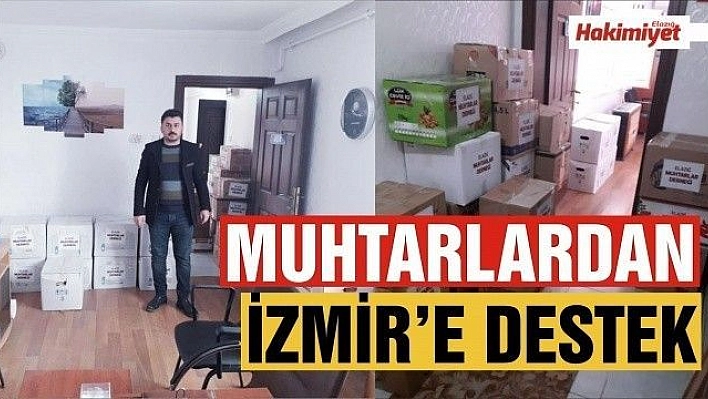 MUHTARLAR'DAN İZMİR'E DESTEK 