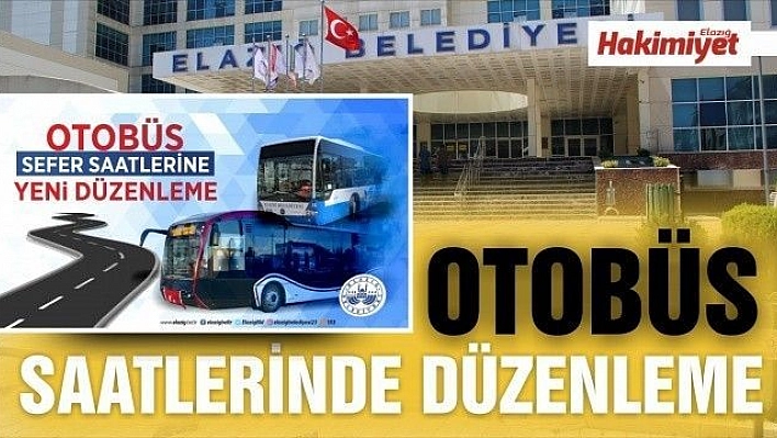 Otobüs Sefer Saatlerine Yeni Düzenleme