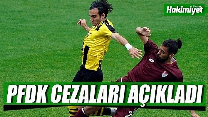 PFDK'dan Elazığspor'a sevindiren haber