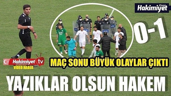 Şanlıurfa hakemi TY. Elazığspor'u doğradı!