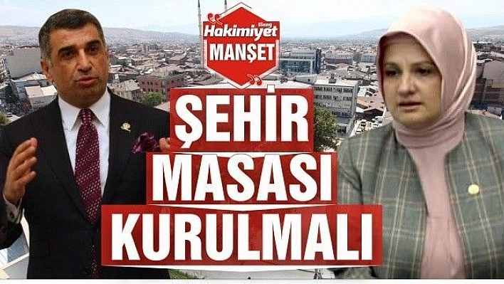 'ŞEHİR MASASI' KURULMALI 