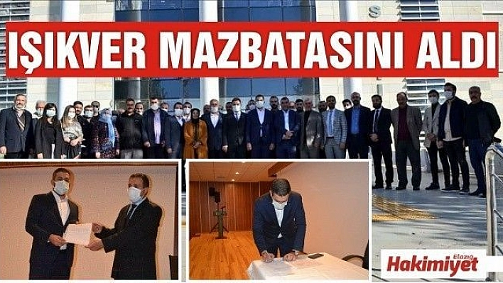 SEMİH IŞIKVER MAZBATASINI ALDI