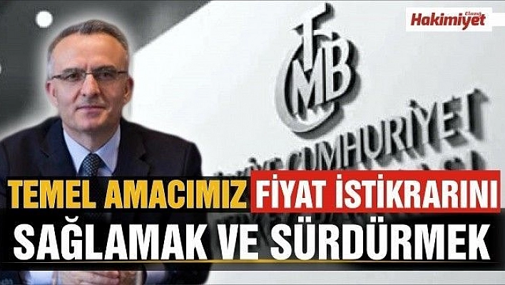 TCMB Başkanı Naci Ağbal'dan ilk açıklama: 'Temel amacımız fiyat istikrarını sağlamak ve sürdürmek'